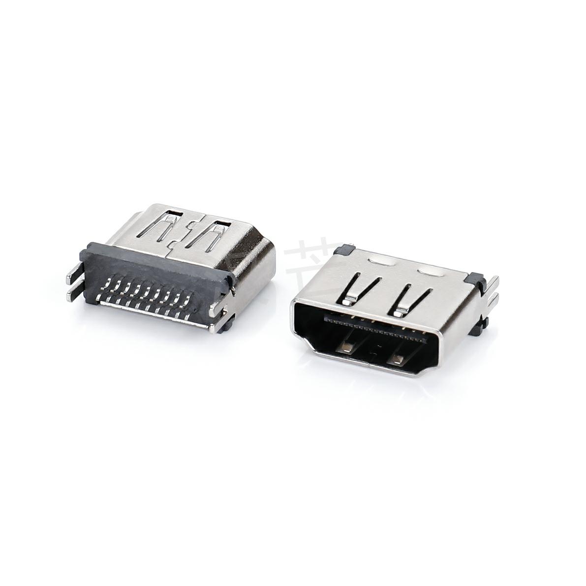 HDMI A母夹板型king 脚